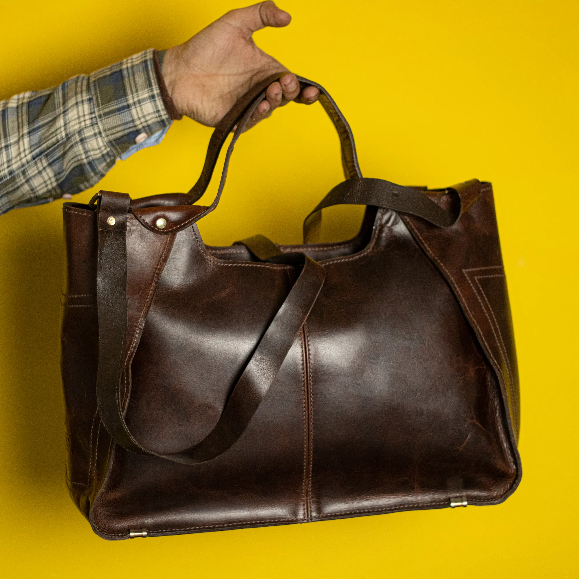 Premium Hardwax Leather Women's Tote Bags | Timeless Elegance Collection