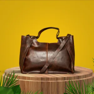 Premium Hardwax Leather Women's Tote Bags | Timeless Elegance Collection