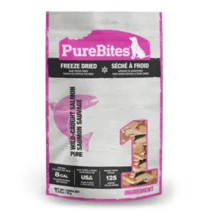 PureBites Freeze Dried Salmon Dog Treats