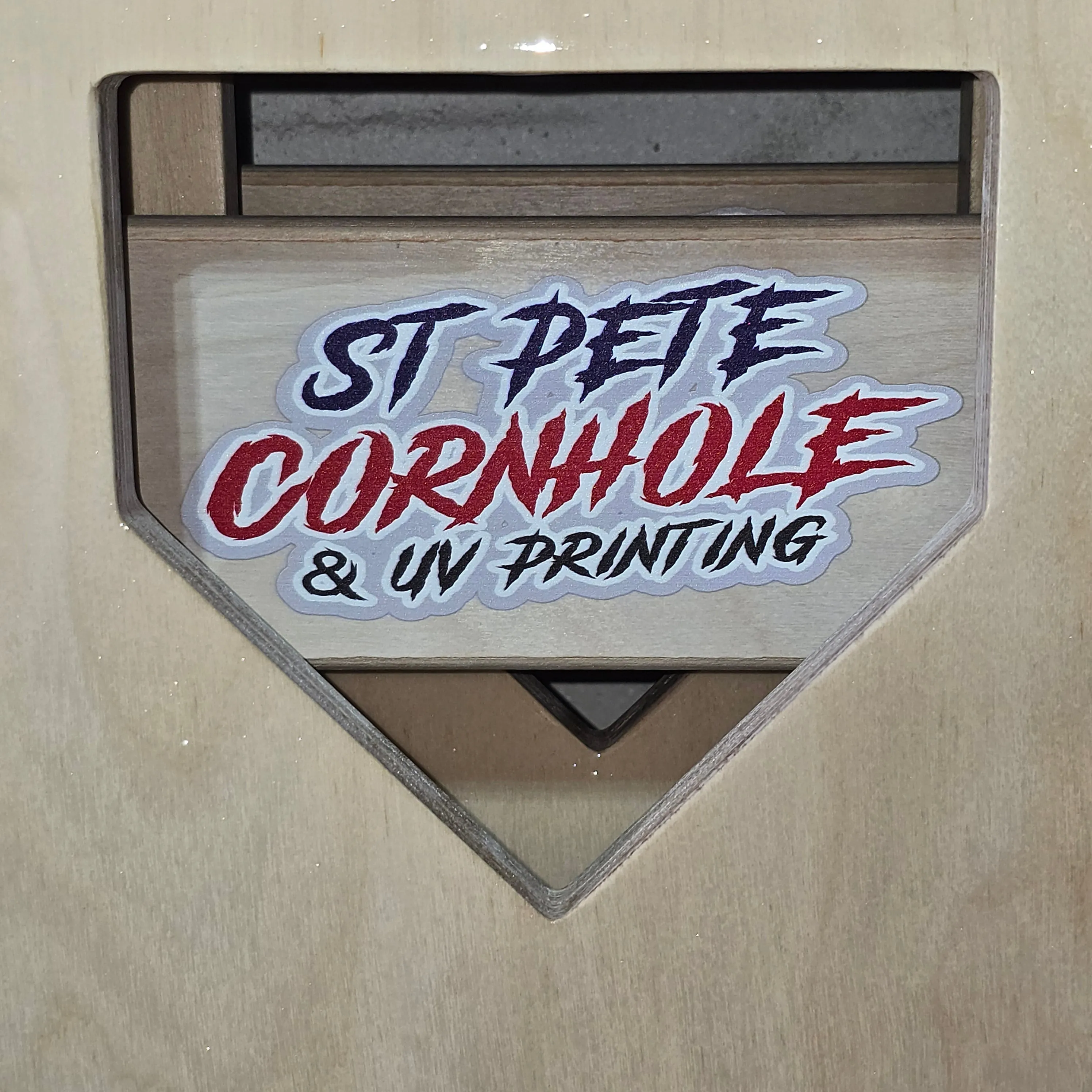 "Hey Batter Batter" Cornhole Boards