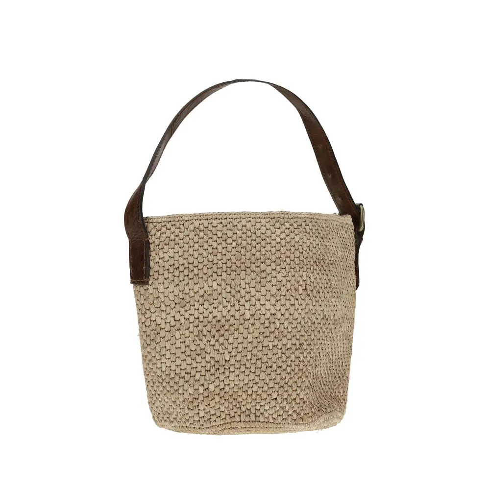 Raffia Lova Bucket Bag