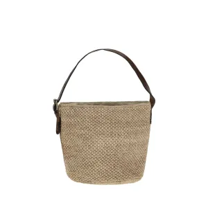 Raffia Lova Bucket Bag