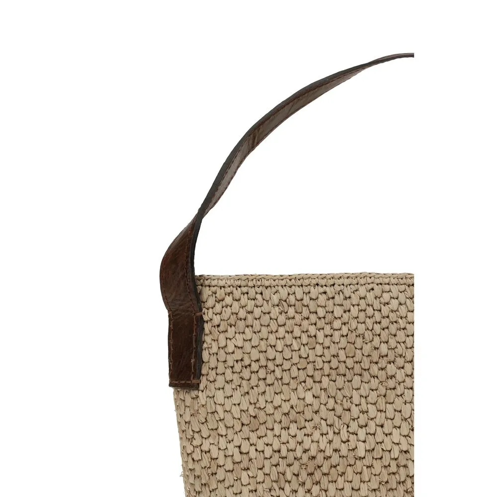 Raffia Lova Bucket Bag