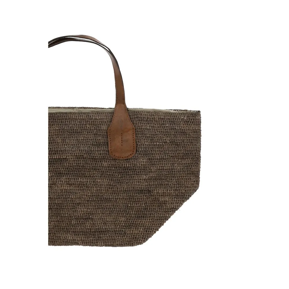 Raffia Tokyo Tote Bag