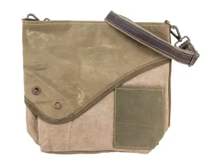 Recycled Military Tent Crossbody (No Print)