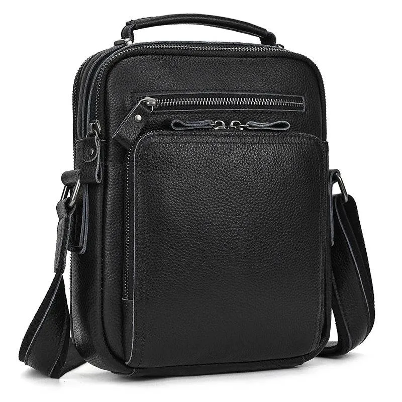 Retro Style Leather Shoulder Bag Men’s Crossbody Messenger Bag