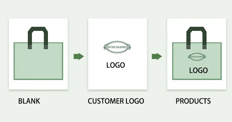 Reusable Eco Custom Logo Tote Bag