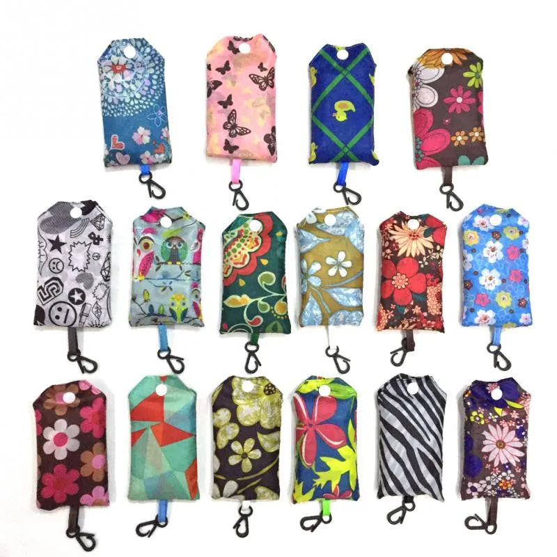 Reusable Nylon Shopping Bags assorted