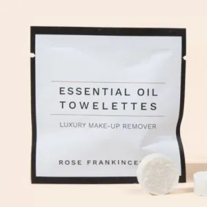 Rose Frankincense Make-up Remover Sachets - 50 Count