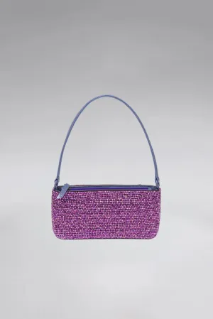 Small Crystal Patent Slim Shoulder Bag