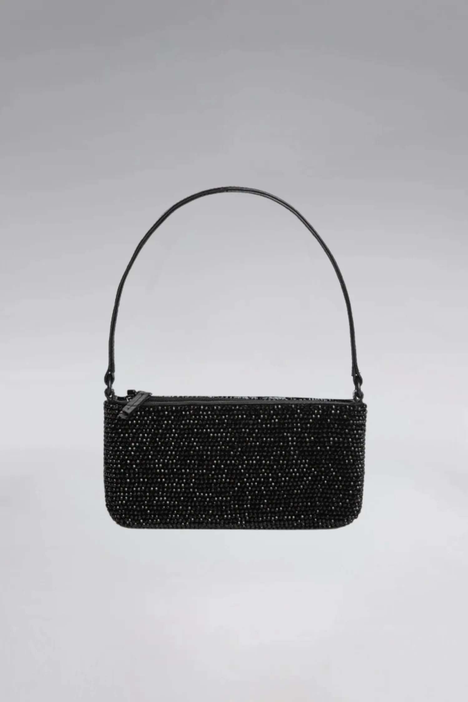 Small Crystal Patent Slim Shoulder Bag