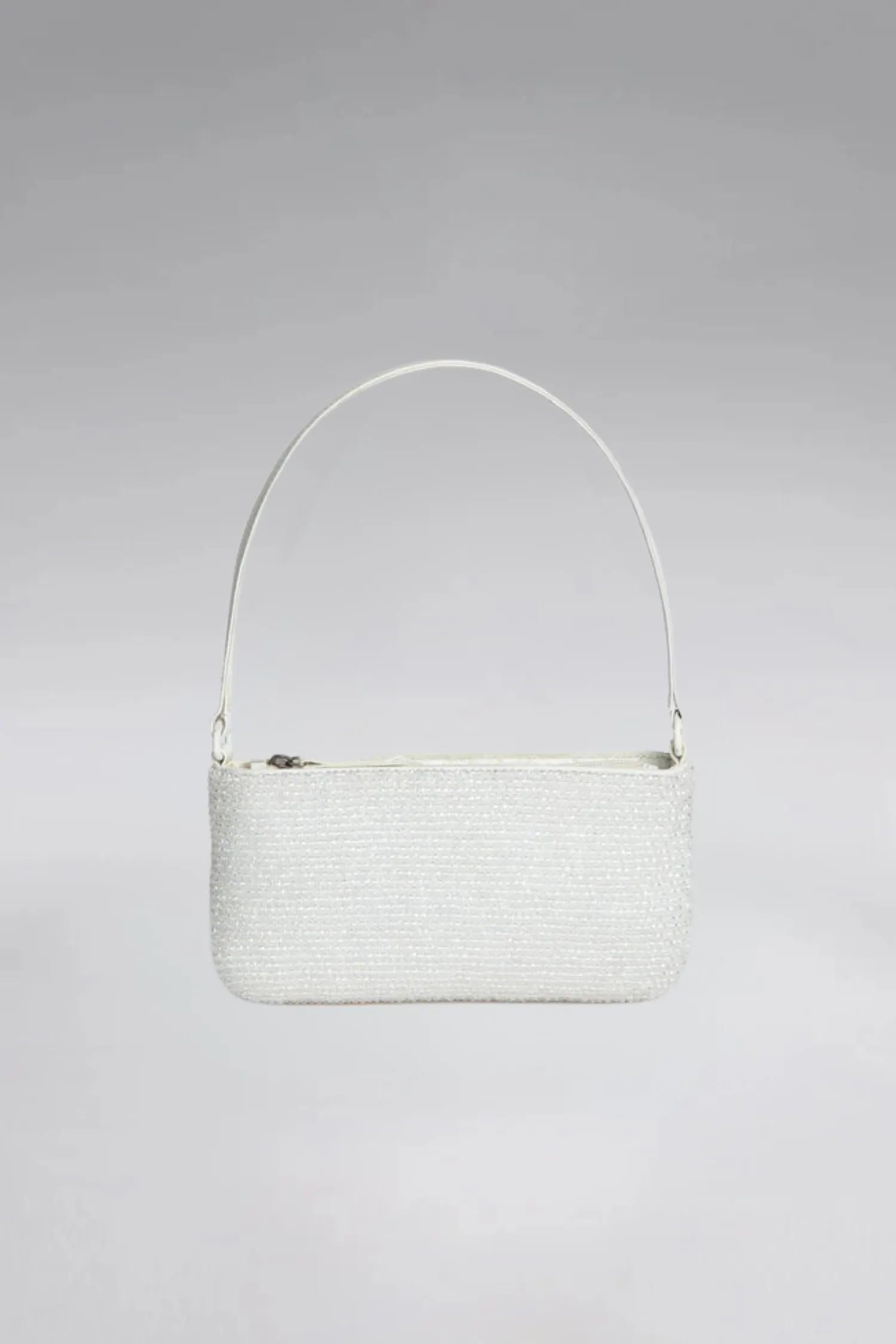 Small Crystal Patent Slim Shoulder Bag