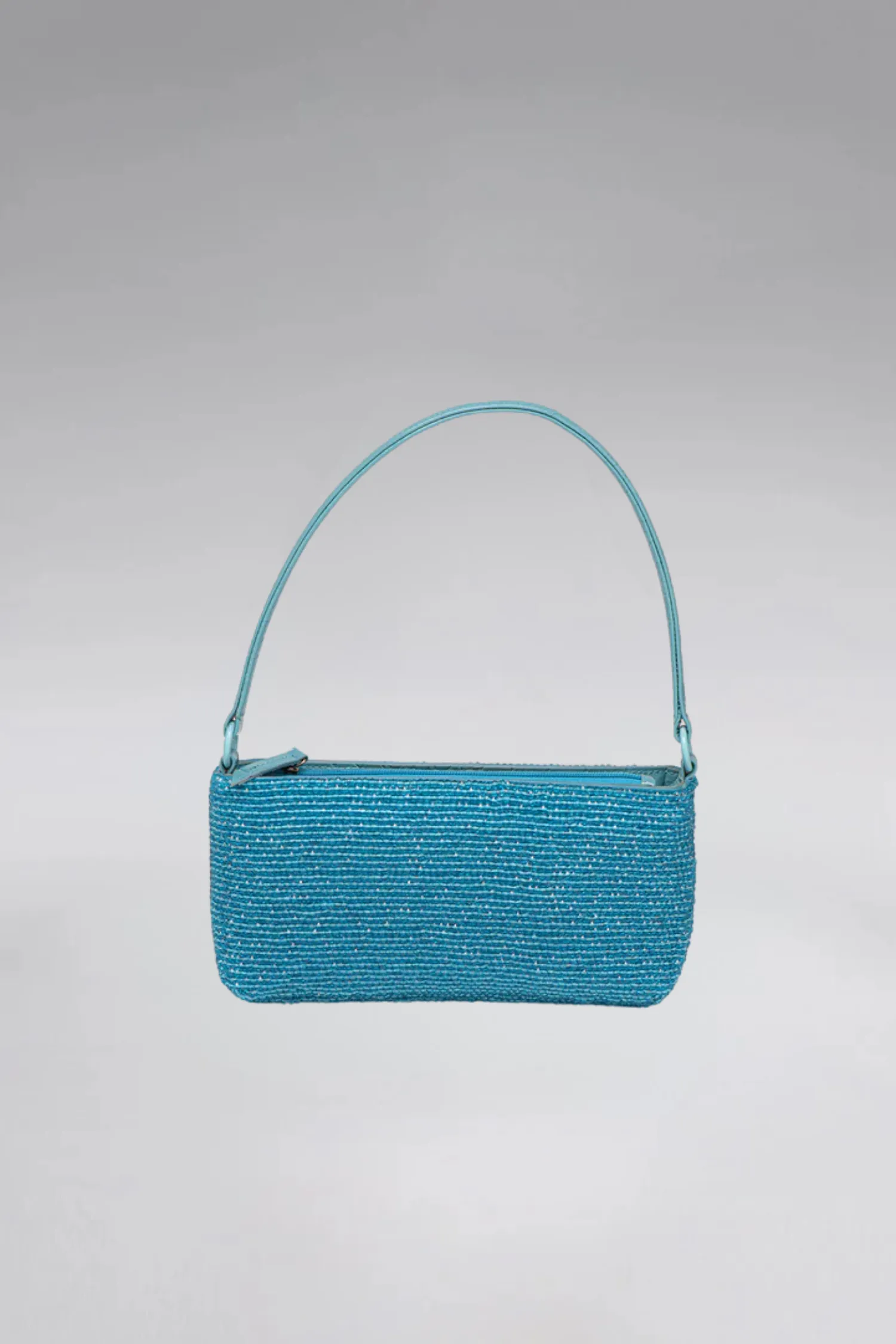 Small Crystal Patent Slim Shoulder Bag
