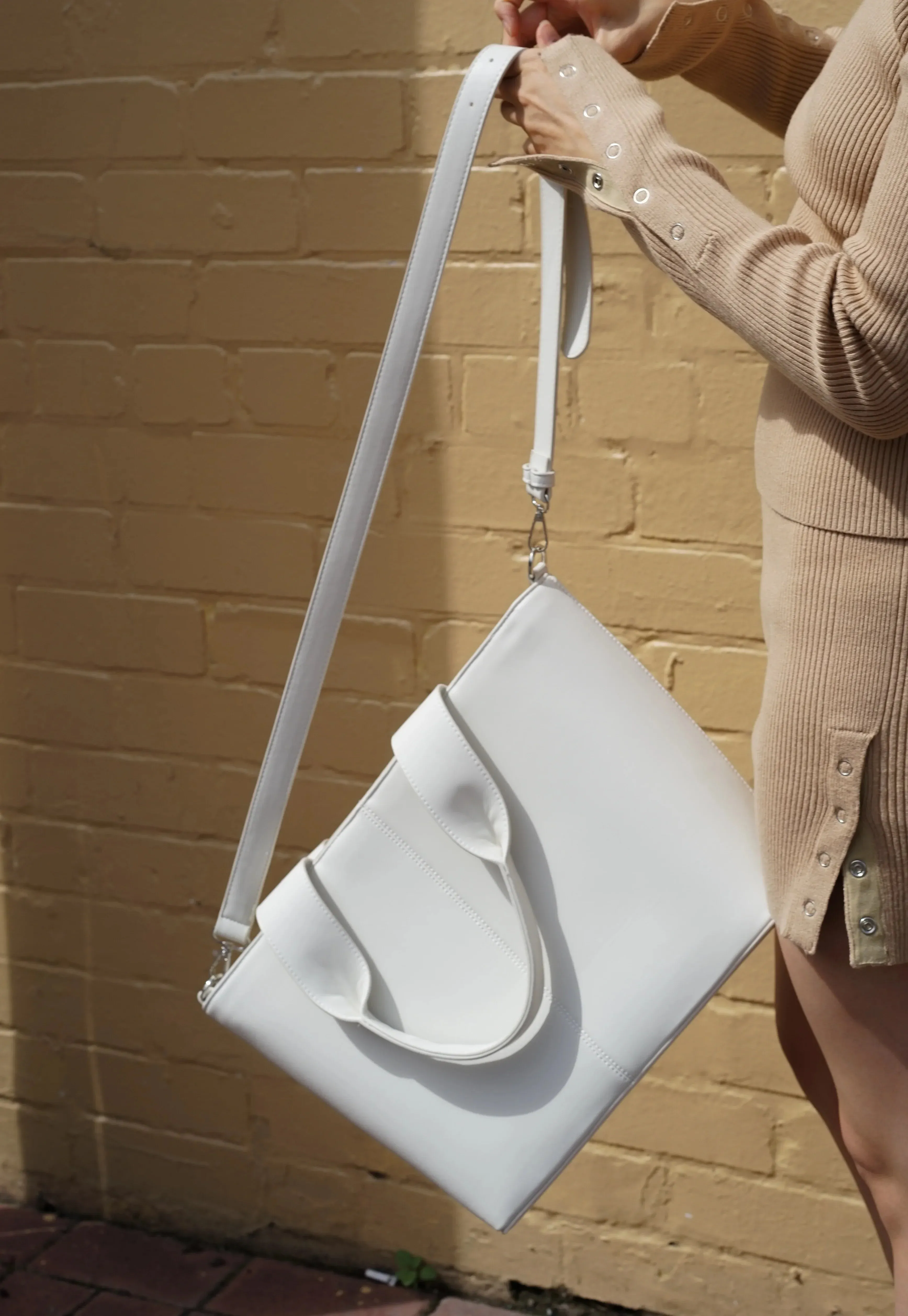 Solange Work Tote Large White