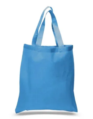 TBF Natural Cotton Canvas Basic Tote Bags Bulk - TB100