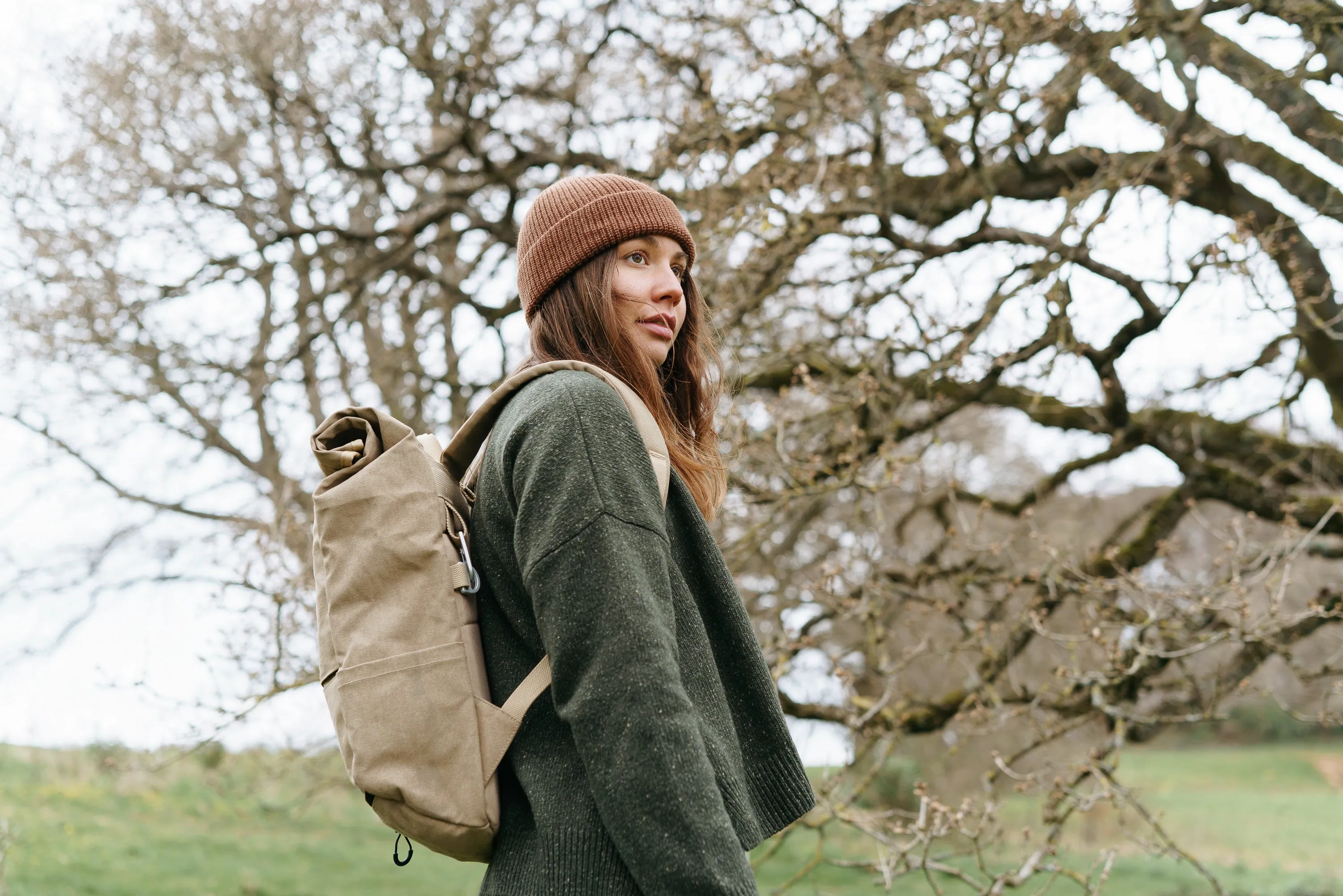 Temple Pannier Backpack - Sandstone