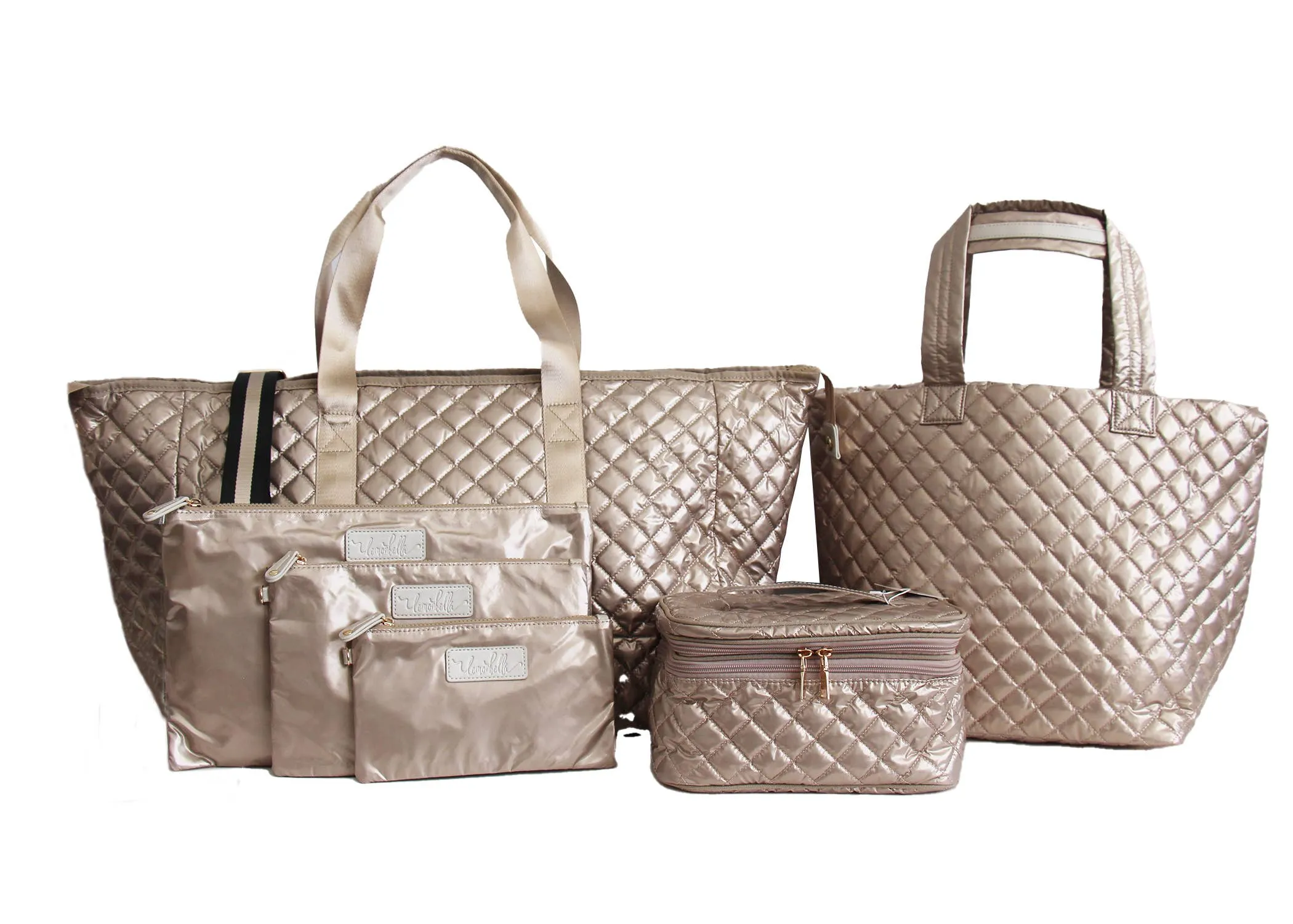 The Debra Diamond Tote Champagne
