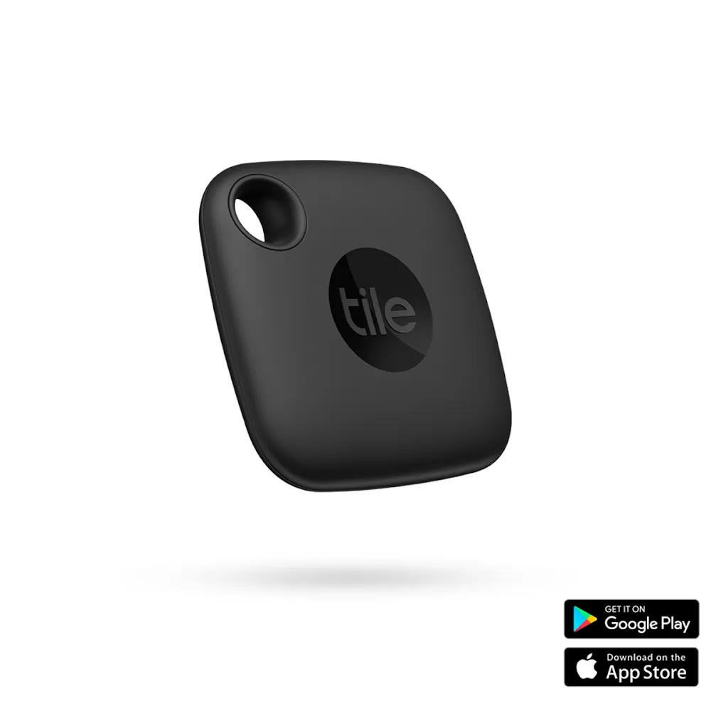 Tile Mate Bluetooth Tracker For Keys - Black, 1 Pack (2022)