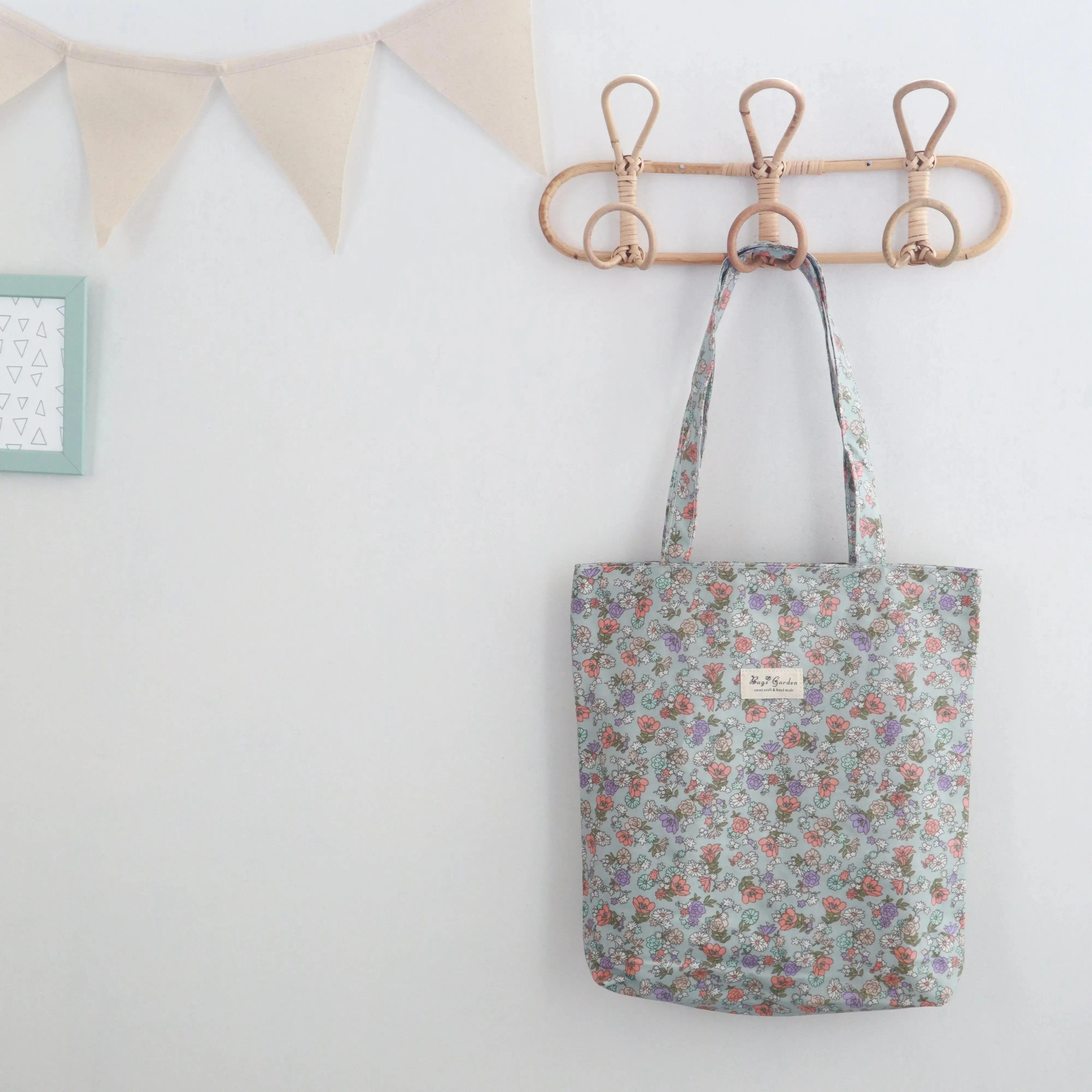 Tote bag waterproof Ramillete agua Bags Garden