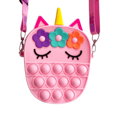 Unicorn Crossbody Popit Bag