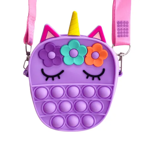 Unicorn Crossbody Popit Bag