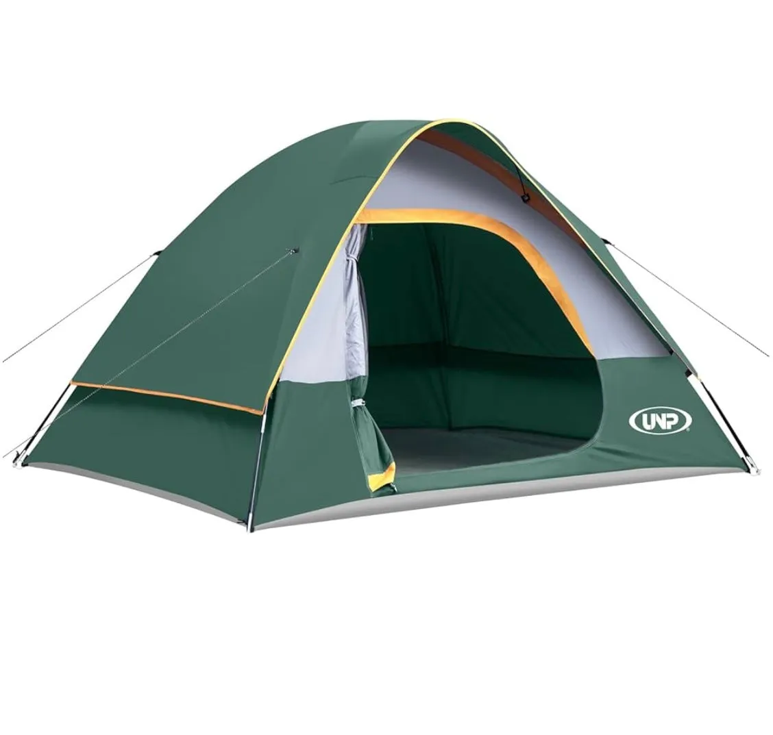 UNP Camping Tent 2/3/4/6 Person Dome Tent Easy to Set Up for Camping Lightweight Camping Tent Portable Camping Tent for Outdoor and Backpacking Beaches