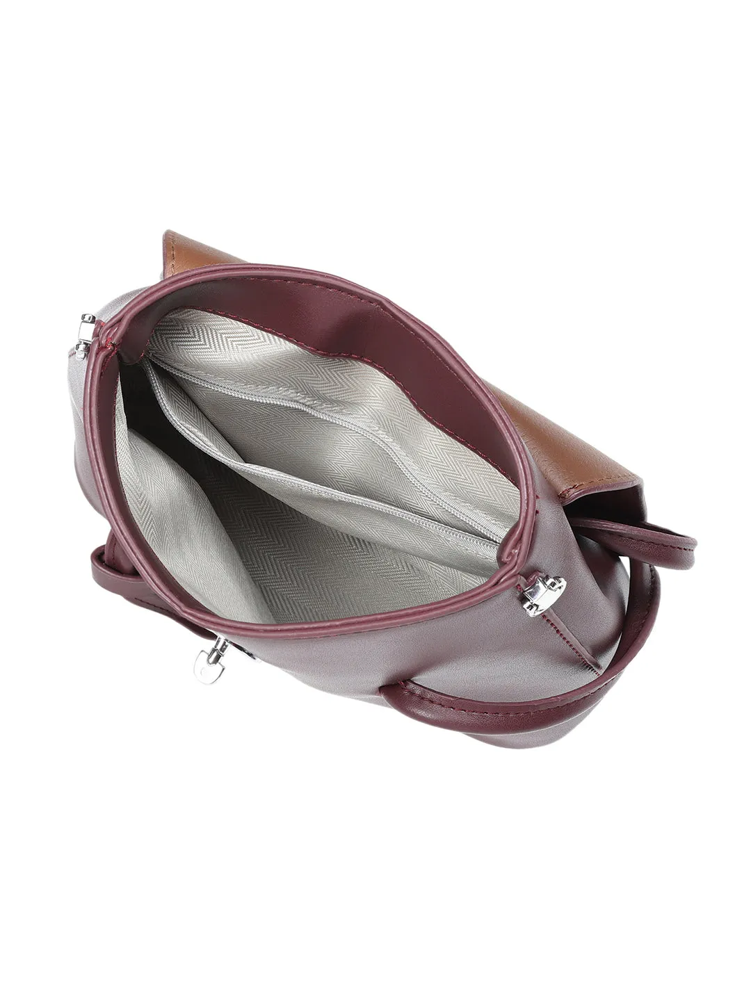 Velora Maroon Sling Bag