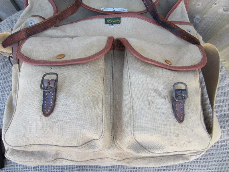 Vintage Brady Of Halesowen Severn Canvas Shoulder Bag. Rare.