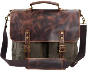 Vintage Canvas Messenger Bag | Danube