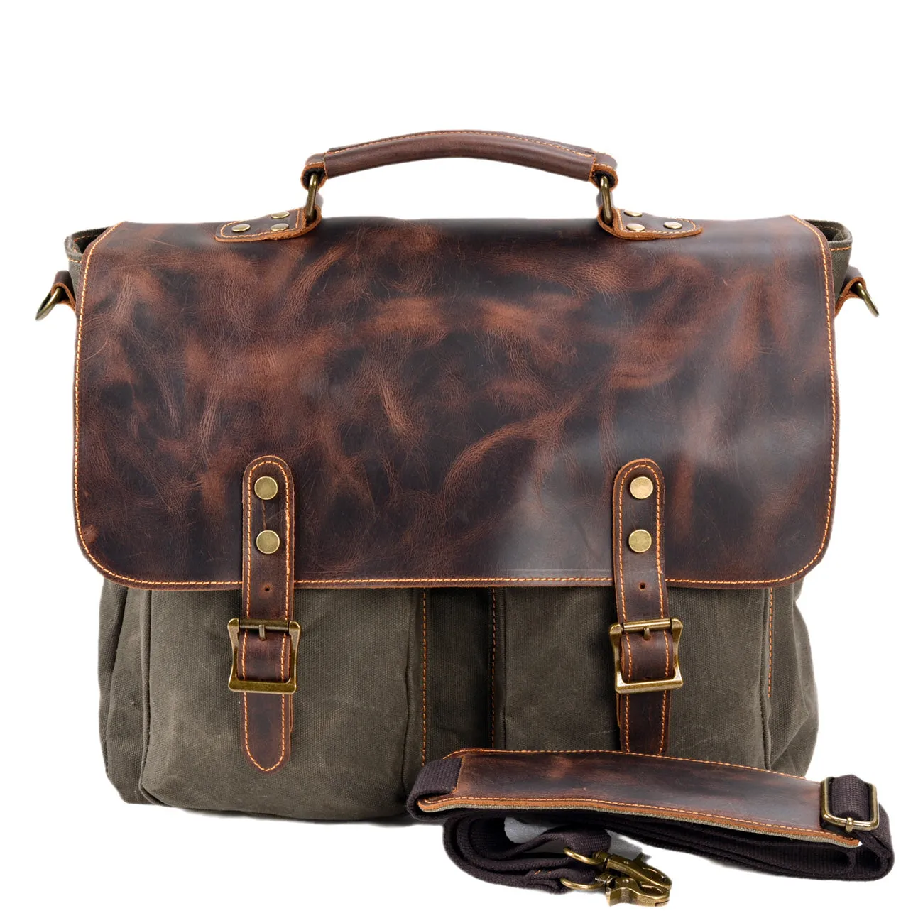Vintage Canvas Messenger Bag | Danube