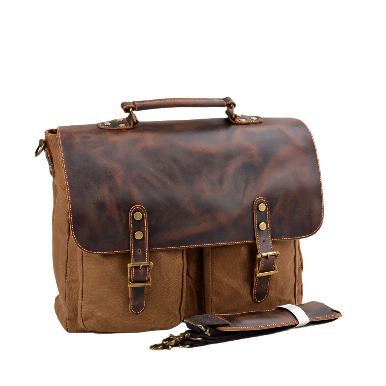 Vintage Canvas Messenger Bag | Danube
