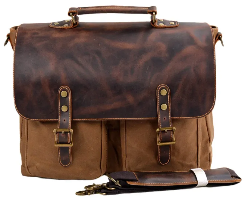 Vintage Canvas Messenger Bag | Danube