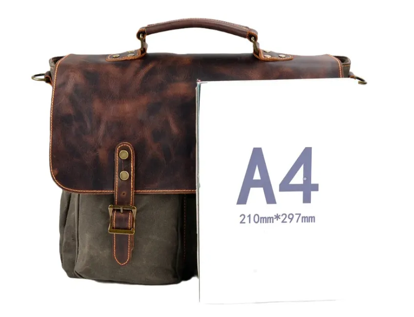 Vintage Canvas Messenger Bag | Danube