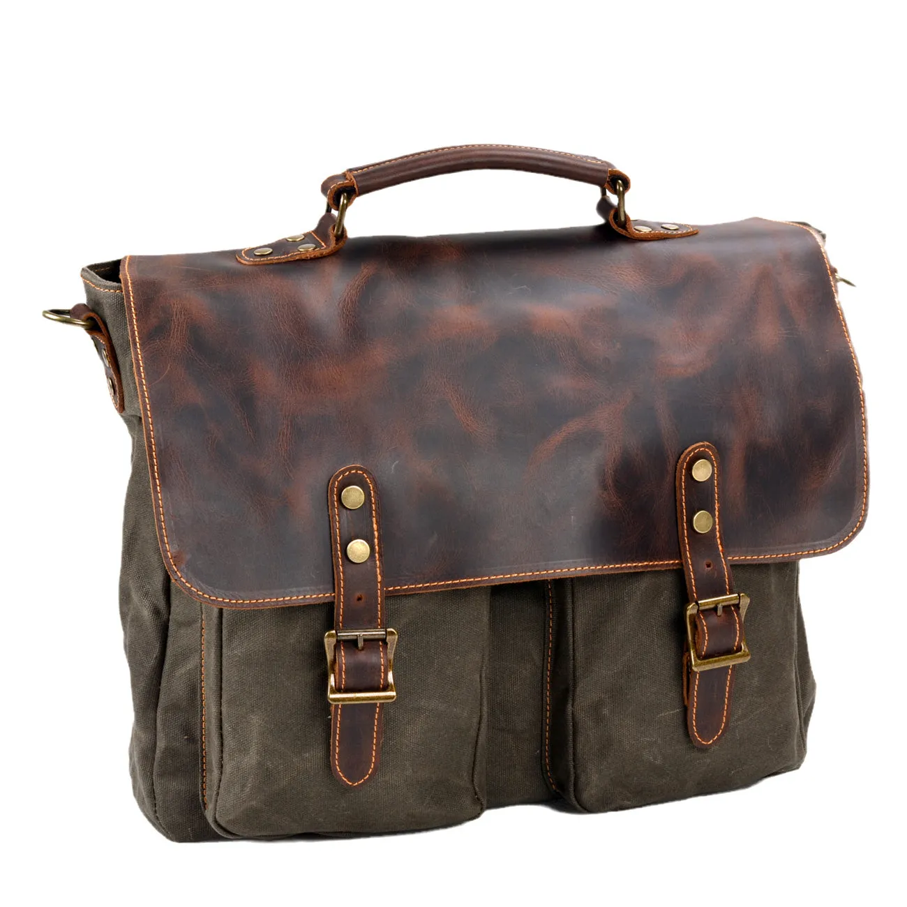 Vintage Canvas Messenger Bag | Danube