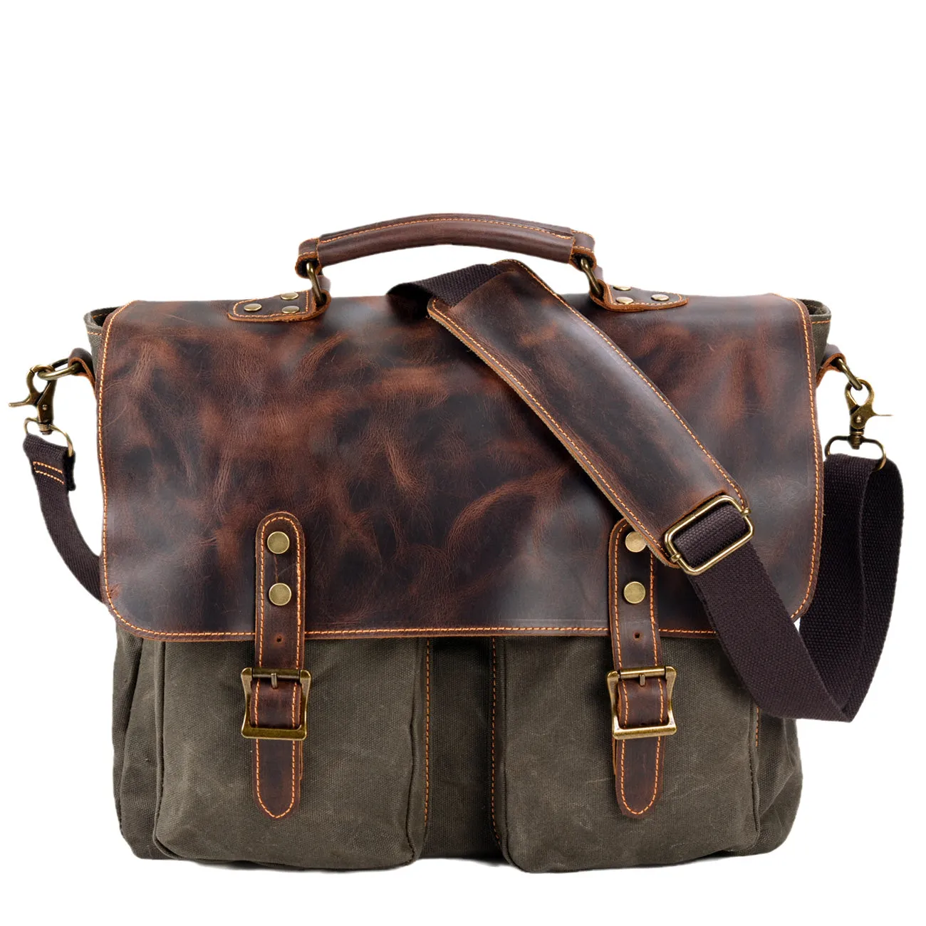 Vintage Canvas Messenger Bag | Danube