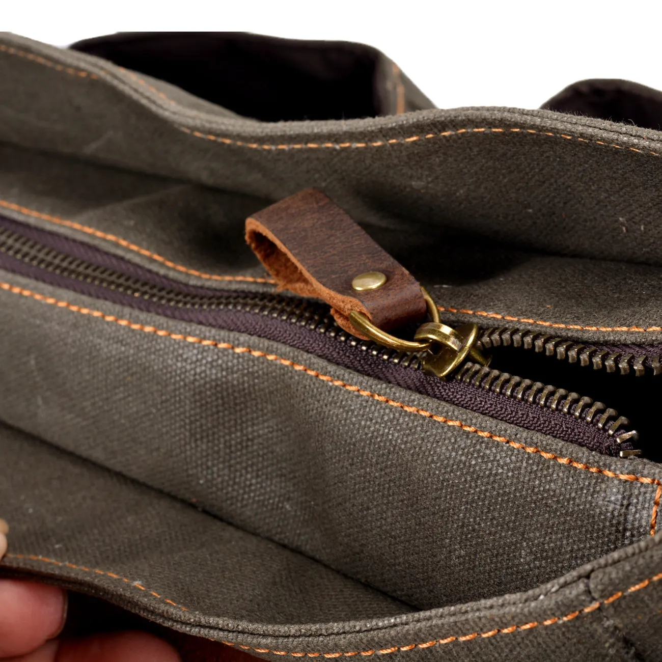 Vintage Canvas Messenger Bag | Danube