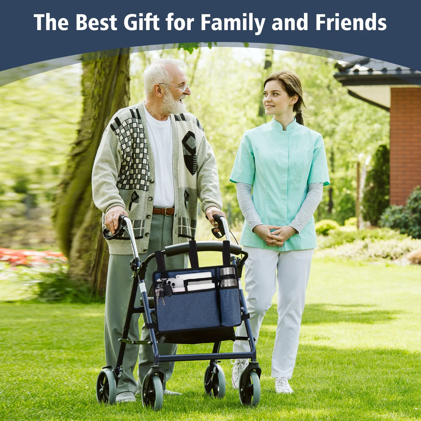 Water-Resistant Folding Walker Bag