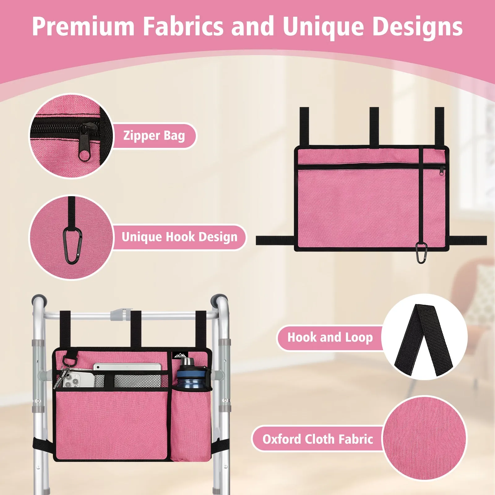 Water-Resistant Folding Walker Bag