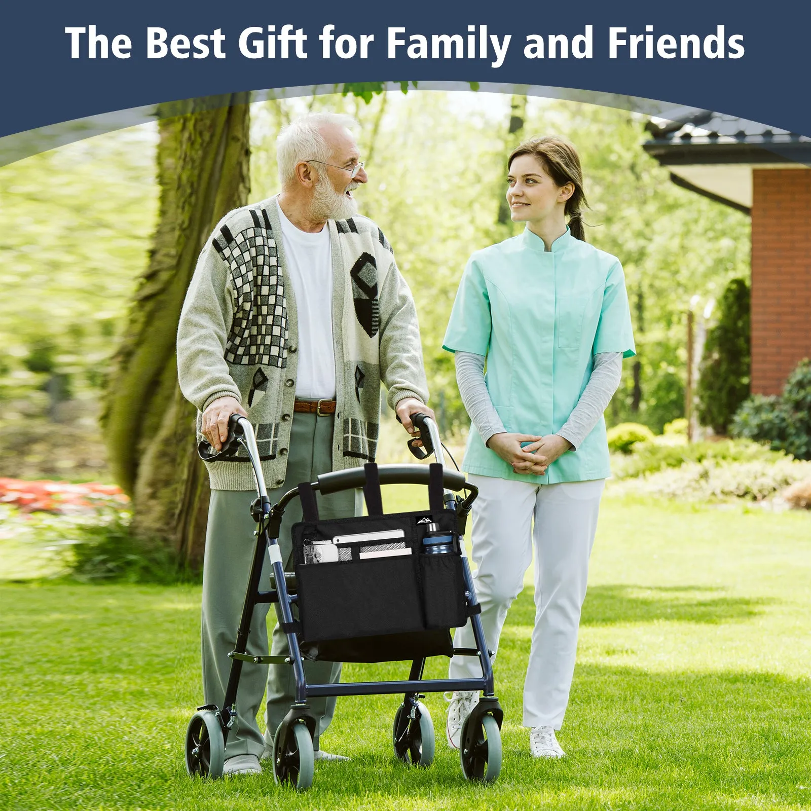Water-Resistant Folding Walker Bag