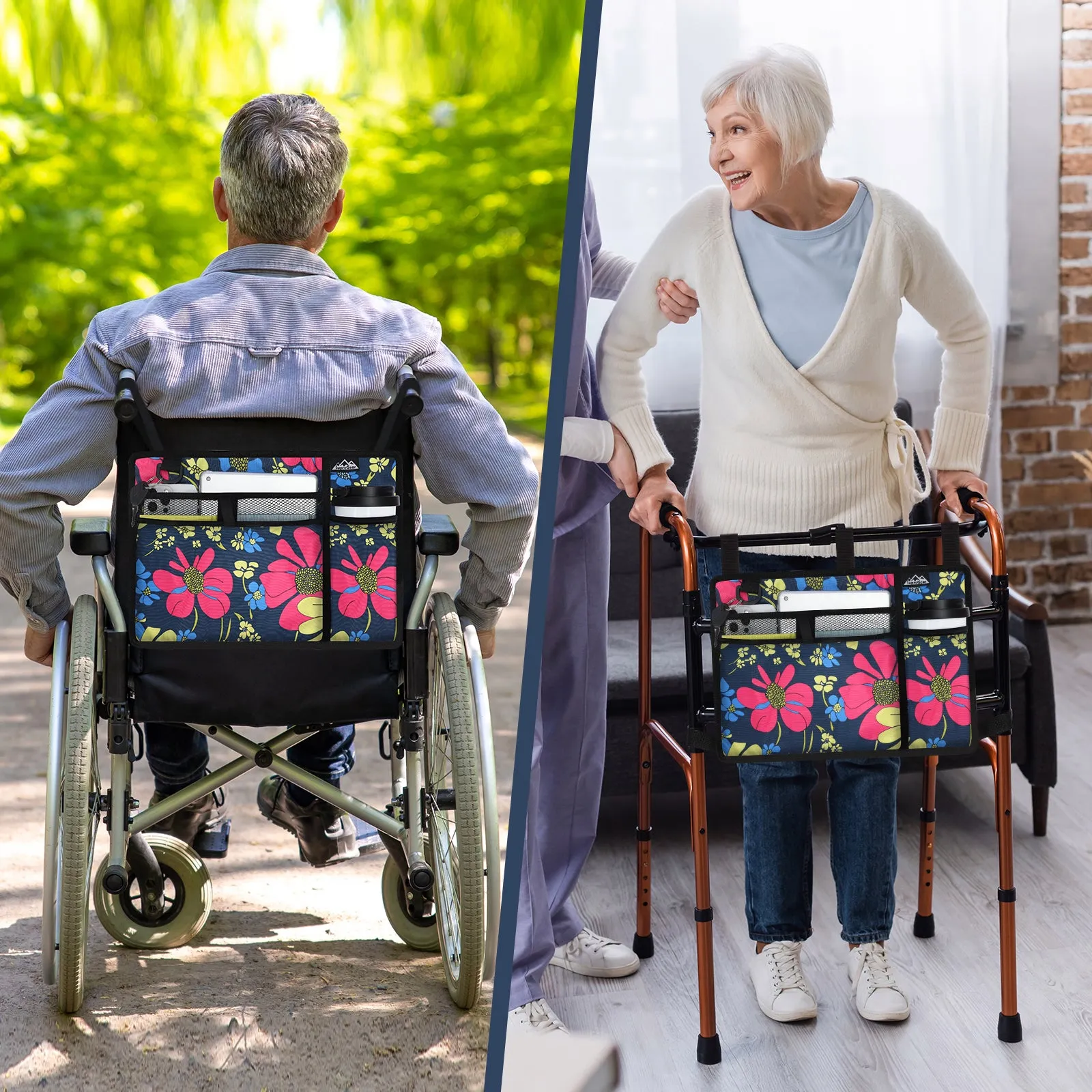 Water-Resistant Folding Walker Bag
