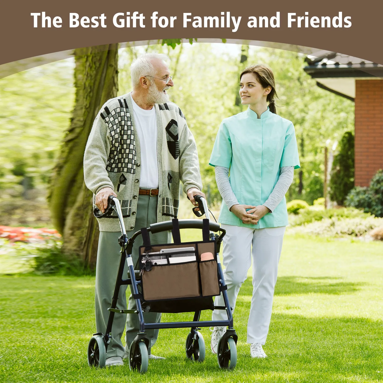 Water-Resistant Folding Walker Bag