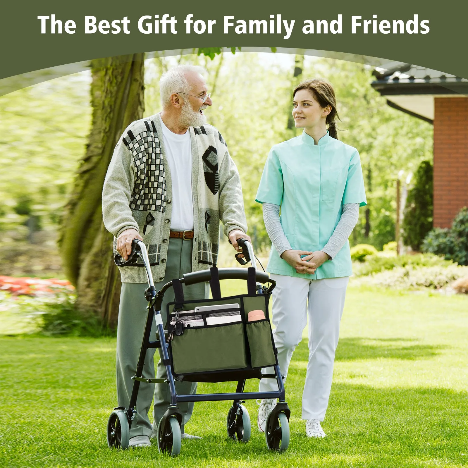 Water-Resistant Folding Walker Bag