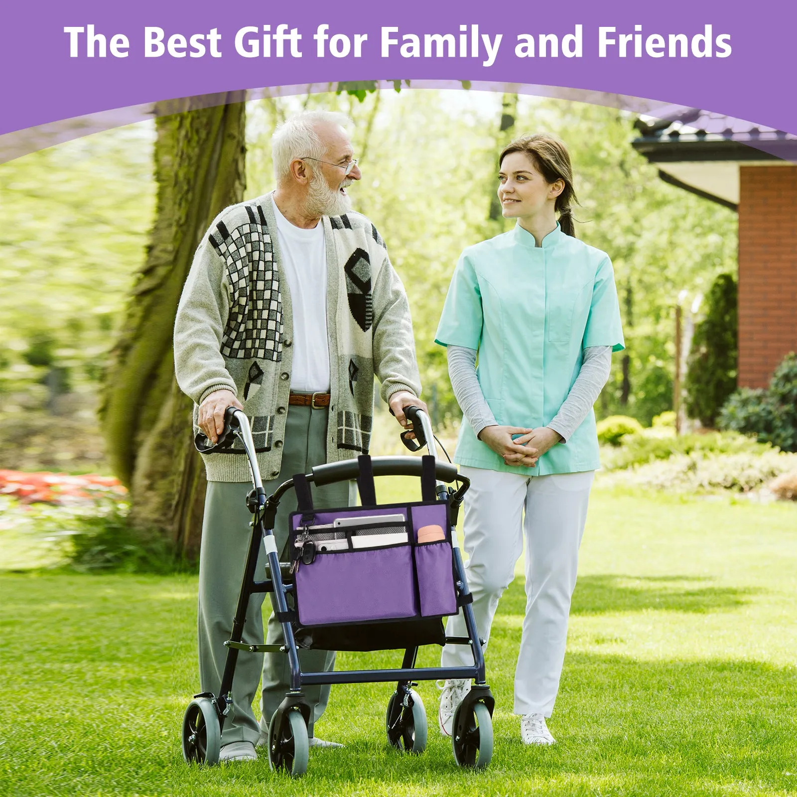 Water-Resistant Folding Walker Bag