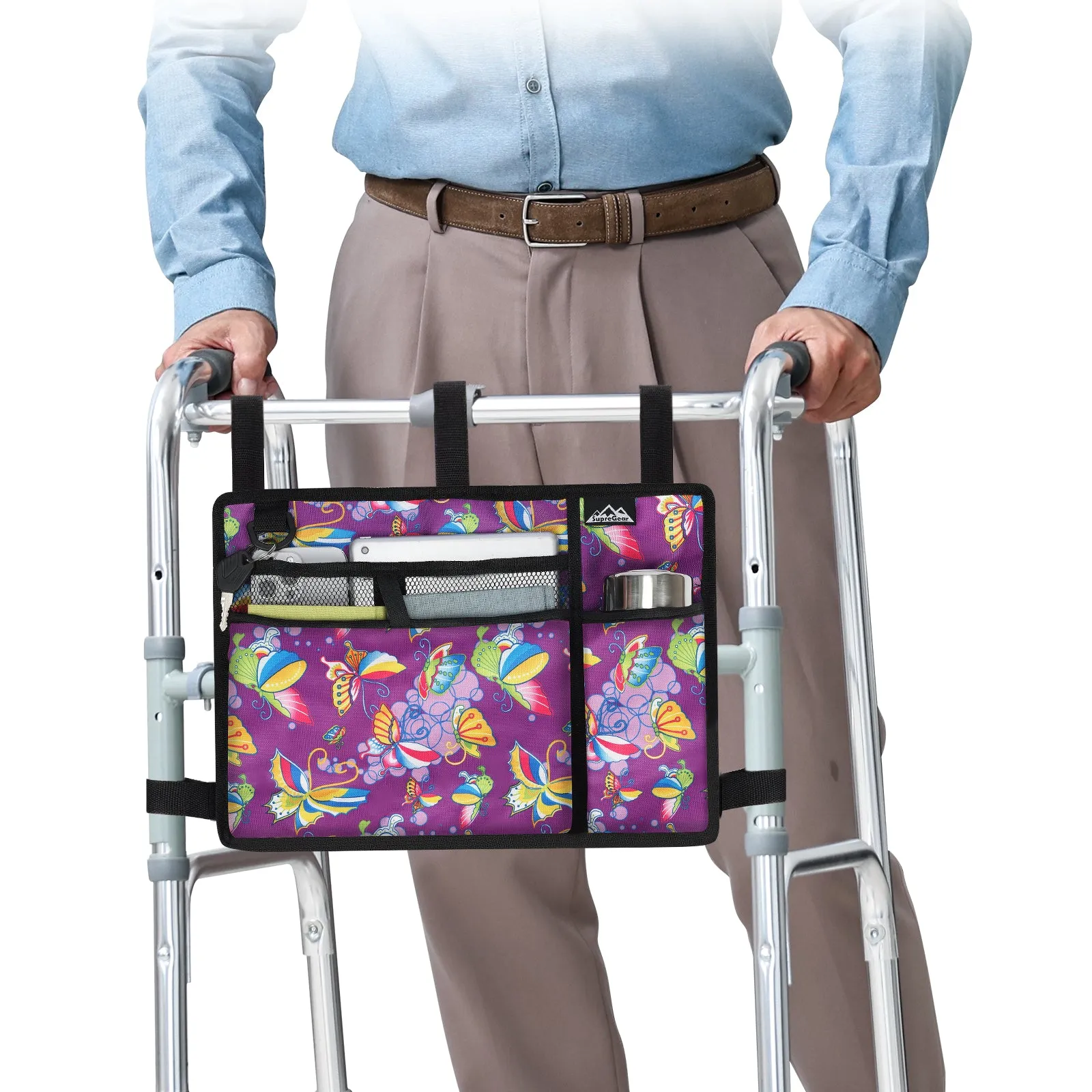 Water-Resistant Folding Walker Bag