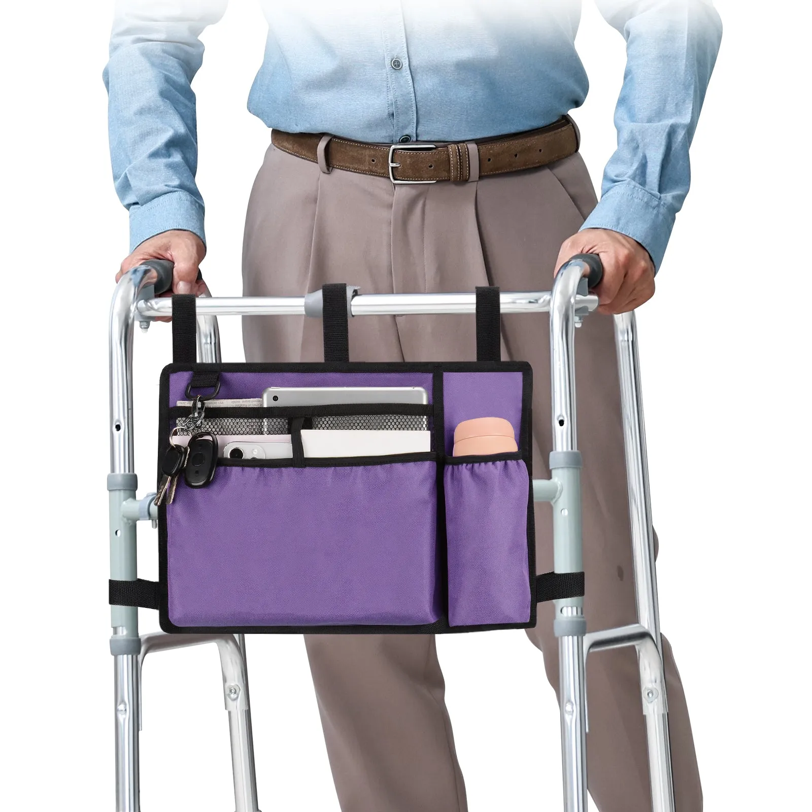 Water-Resistant Folding Walker Bag