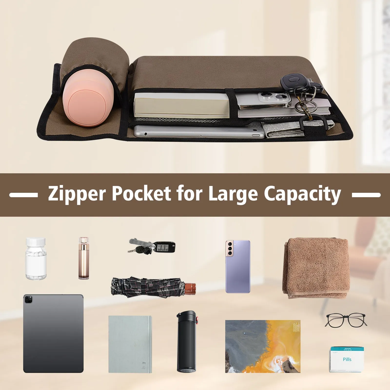 Water-Resistant Folding Walker Bag