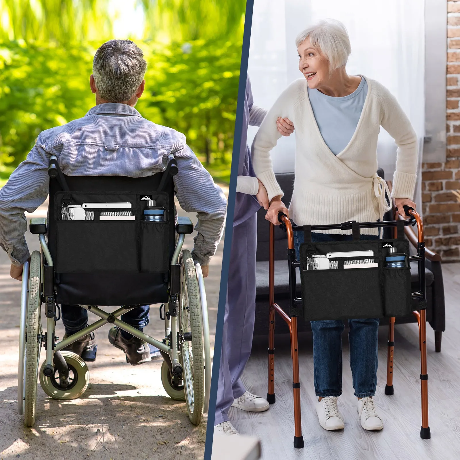 Water-Resistant Folding Walker Bag