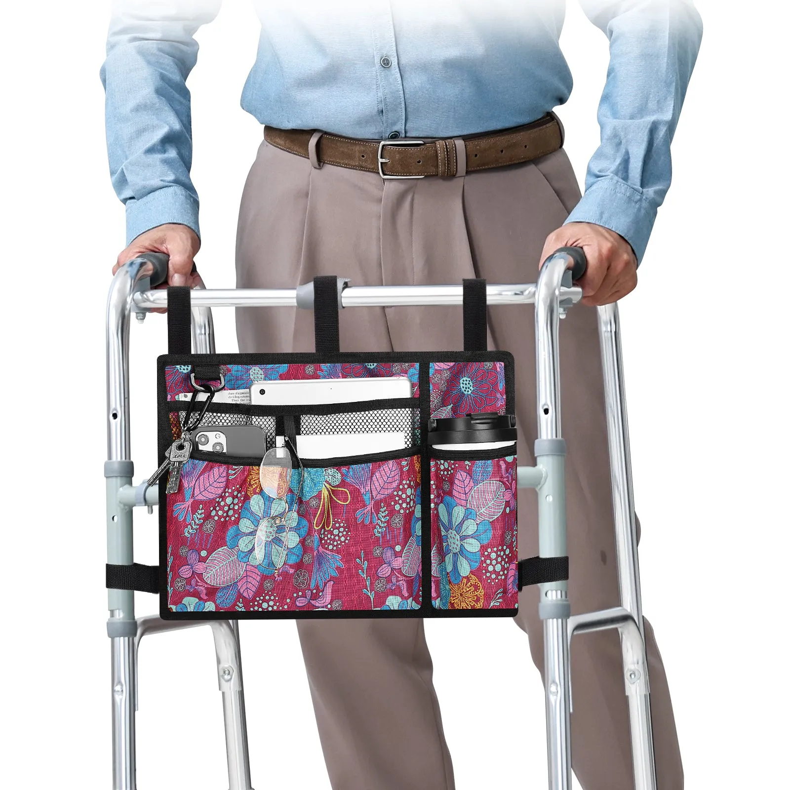 Water-Resistant Folding Walker Bag
