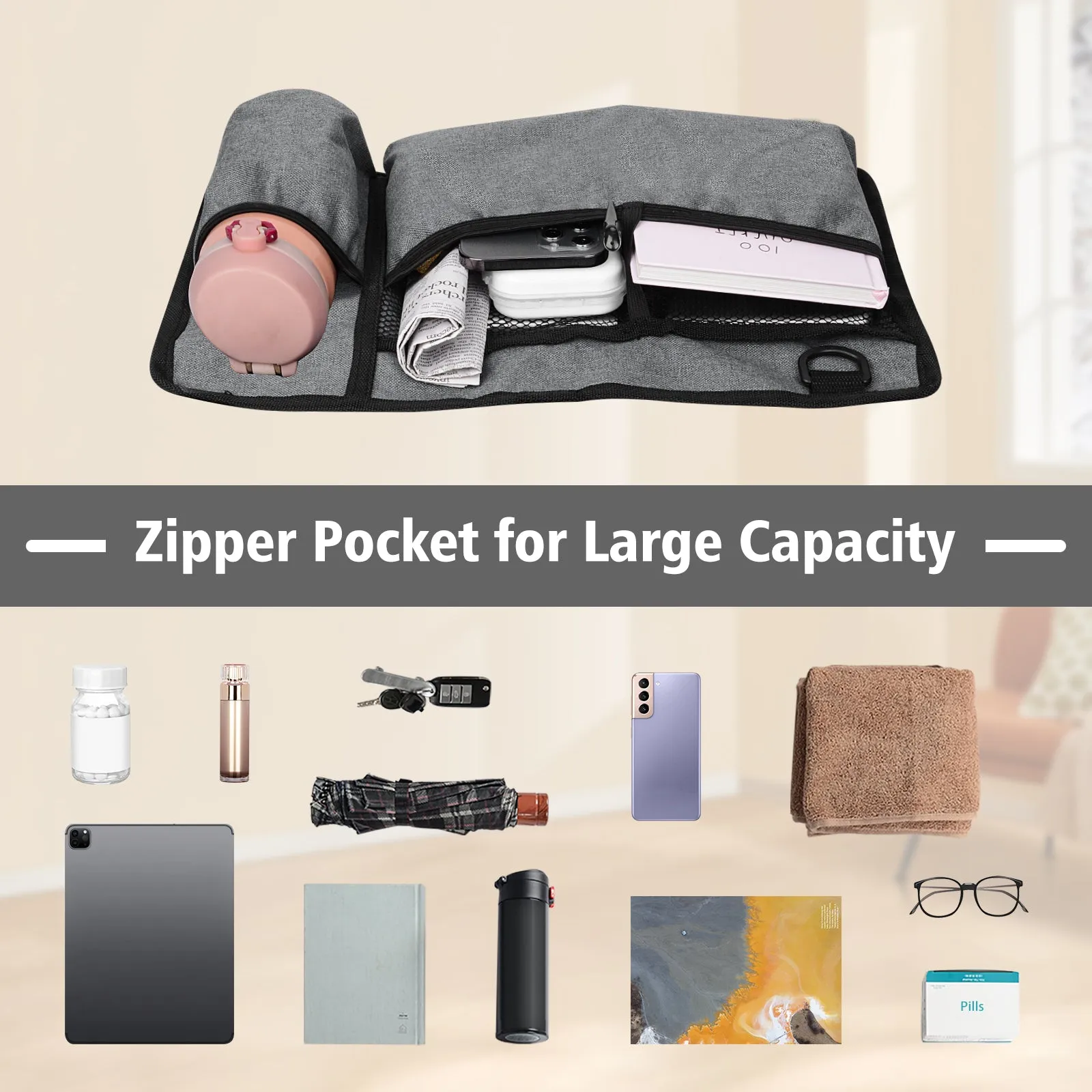 Water-Resistant Folding Walker Bag