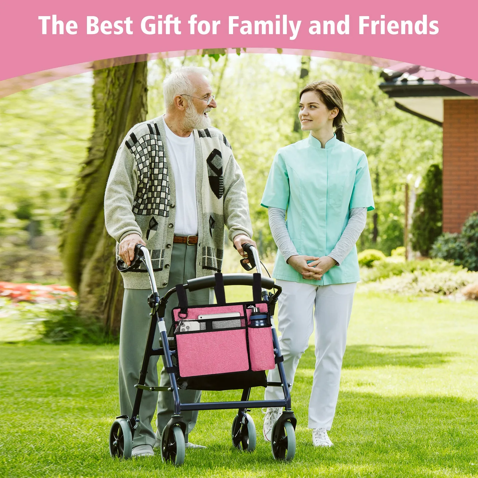 Water-Resistant Folding Walker Bag